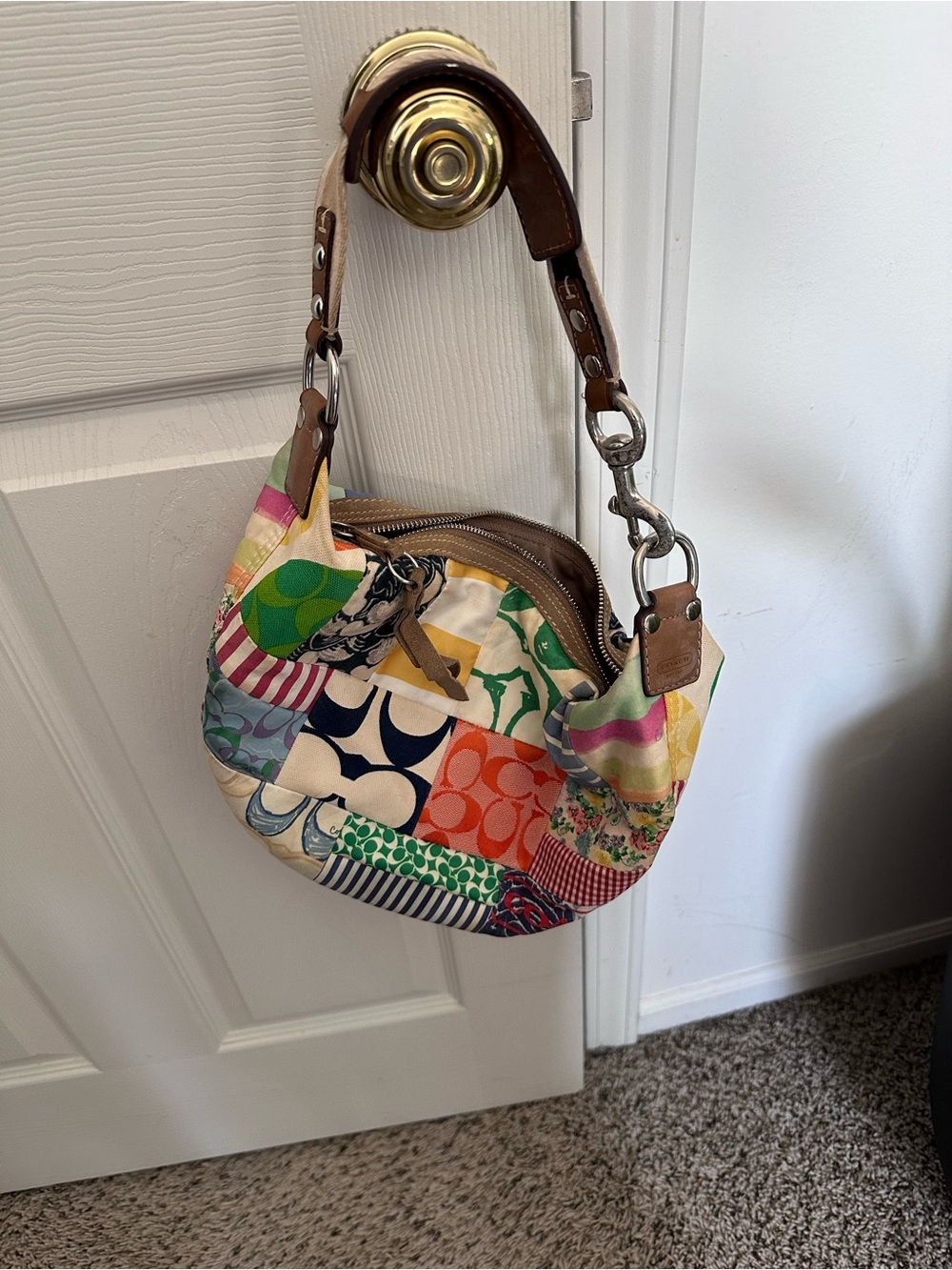 Y2k Coach Patchwork Multicolor Shoulder Bag - Women's… - Gem